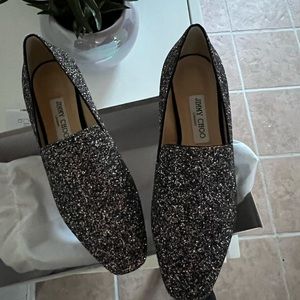 Pair of size 10 Jimmy Choos never worn still have original box